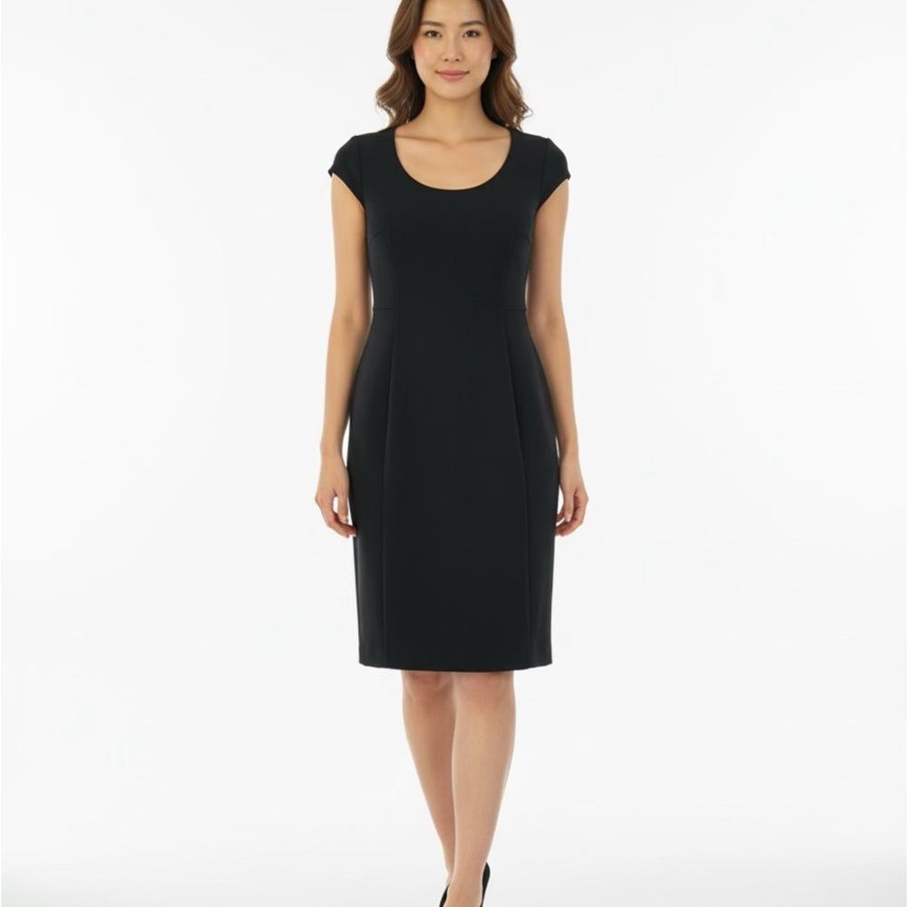 Rachel Roy Black Midi Dress